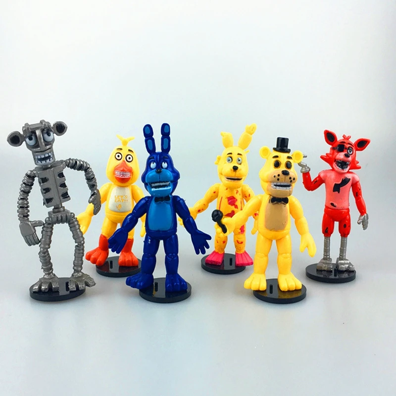 6 шт./компл. 9 см Five Nights At Freddy's пять ночей у Фредди для 4 FNAF Фокси из мультфильма