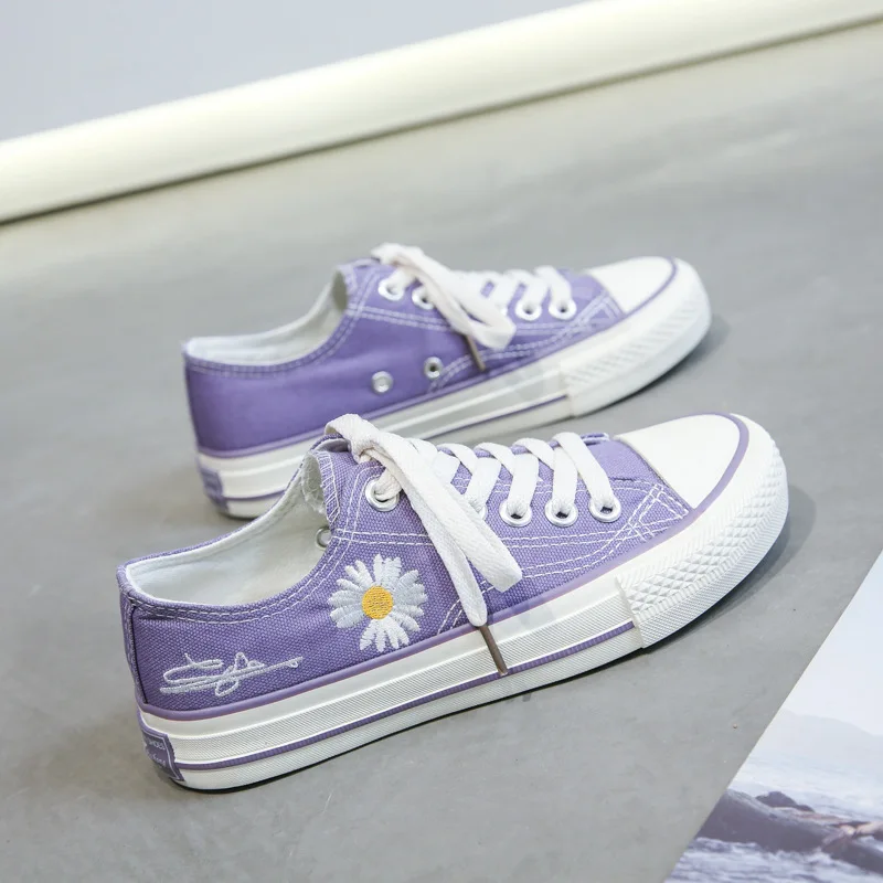 2022 New Korean Style Ulzzang Daisy Canvas Shoes for Women 45 White Black Yellow Green Purple Color sneakers women
2022 New Korean Style Ulzzang Daisy Canvas Shoes for Women 45 White Black Yellow Green Purple Color sneakers women