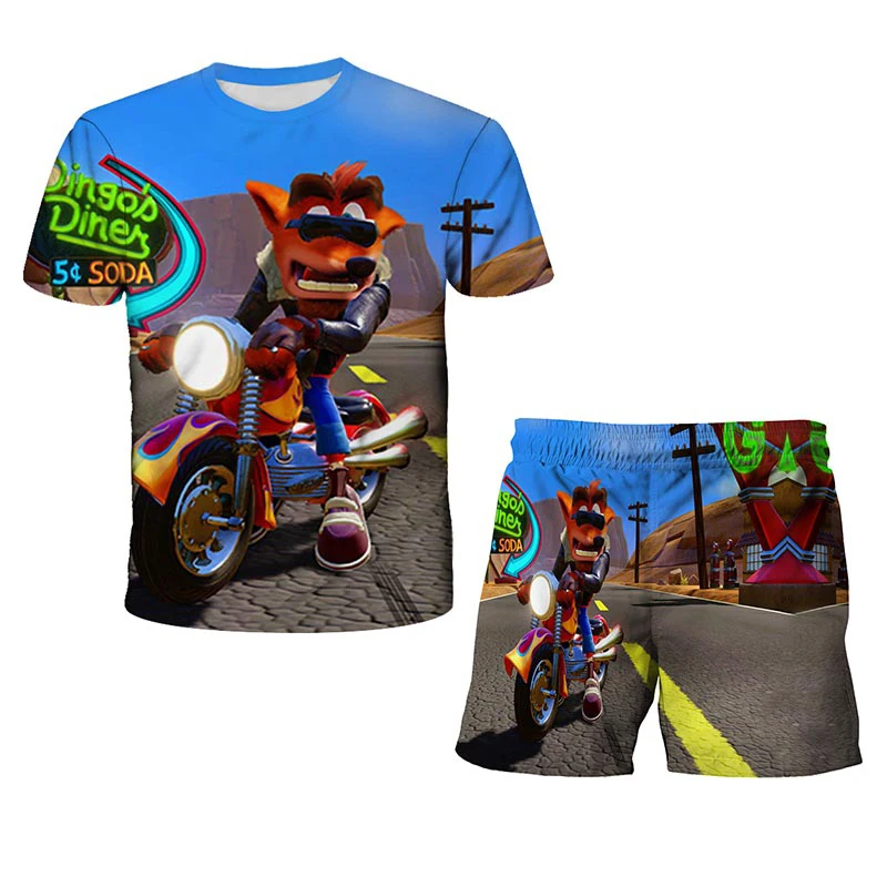 Summer Clothes Boys Clothing 2021 New 3D Printed Children's Suit Short-Sleeved T-Shirts+Shorts Cute Fashion Suits For And Girls
Summer Clothes Boys Clothing 2021 New 3D Printed Children's Suit Short-Sleeved T-Shirts+Shorts Cute Fashion Suits For And Girls