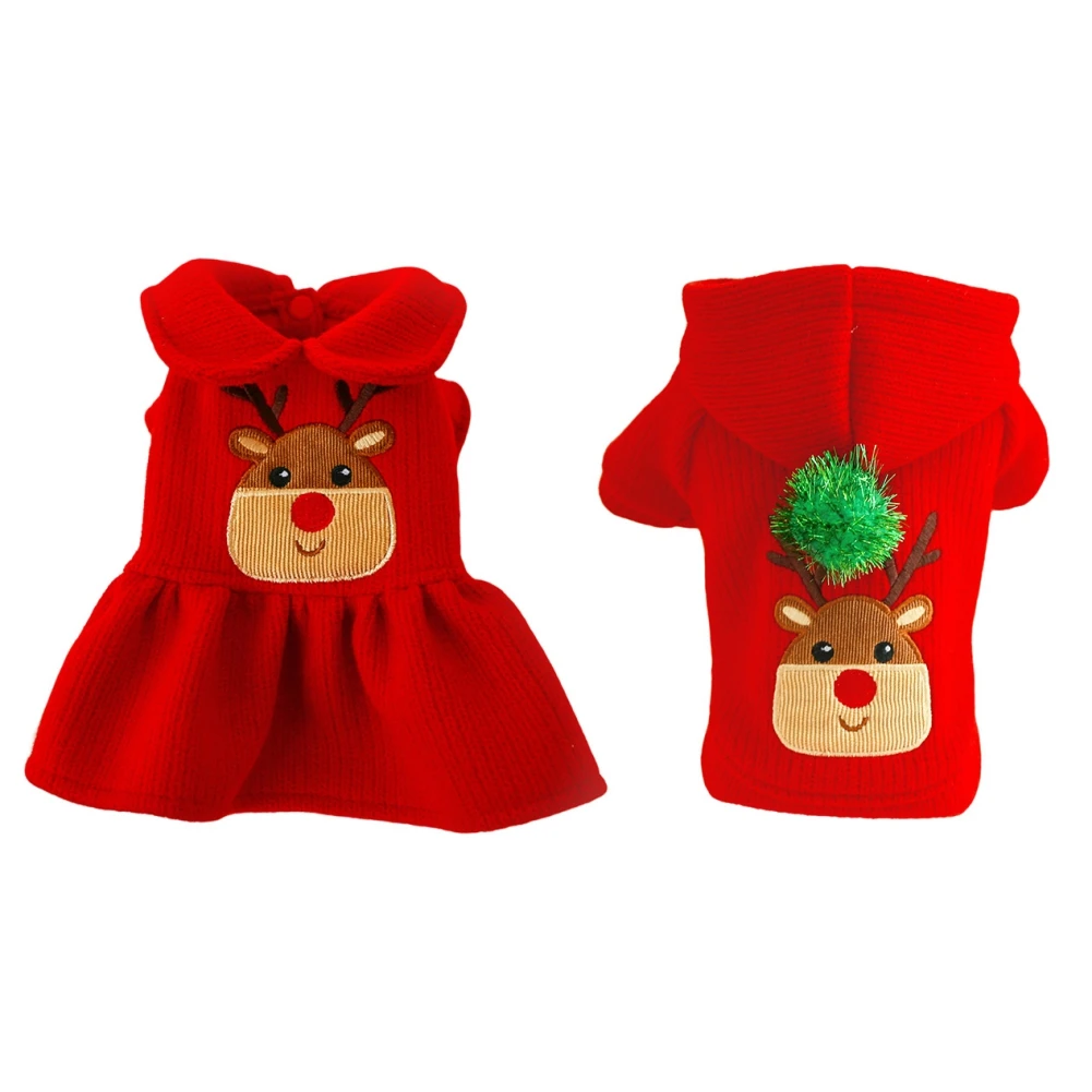 Christmas Small Dog Sweaters Pet Clothes Warm Sweaters Skirt Warm Dog Princess Dress Clothes Dachshund Chihuahua Corgi
Christmas Small Dog Sweaters Pet Clothes Warm Sweaters Skirt Warm Dog Princess Dress Clothes Dachshund Chihuahua Corgi