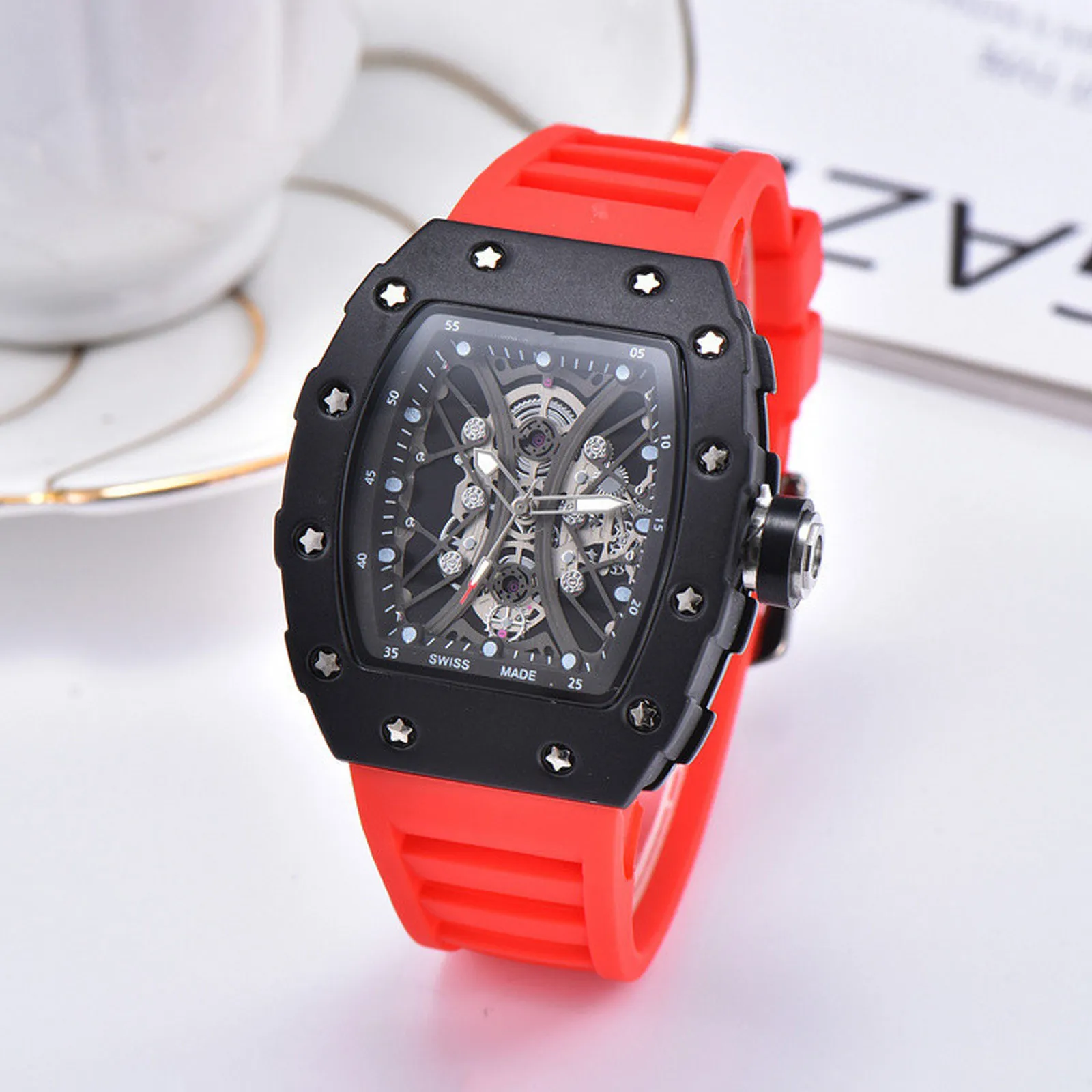 Men's Business Mechanical Wristwatches Women Quartz Watches Waterproof Watch For Men Luxury Casual Classic Relgio Masculino
Men's Business Mechanical Wristwatches Women Quartz Watches Waterproof Watch For Men Luxury Casual Classic Relgio Masculino