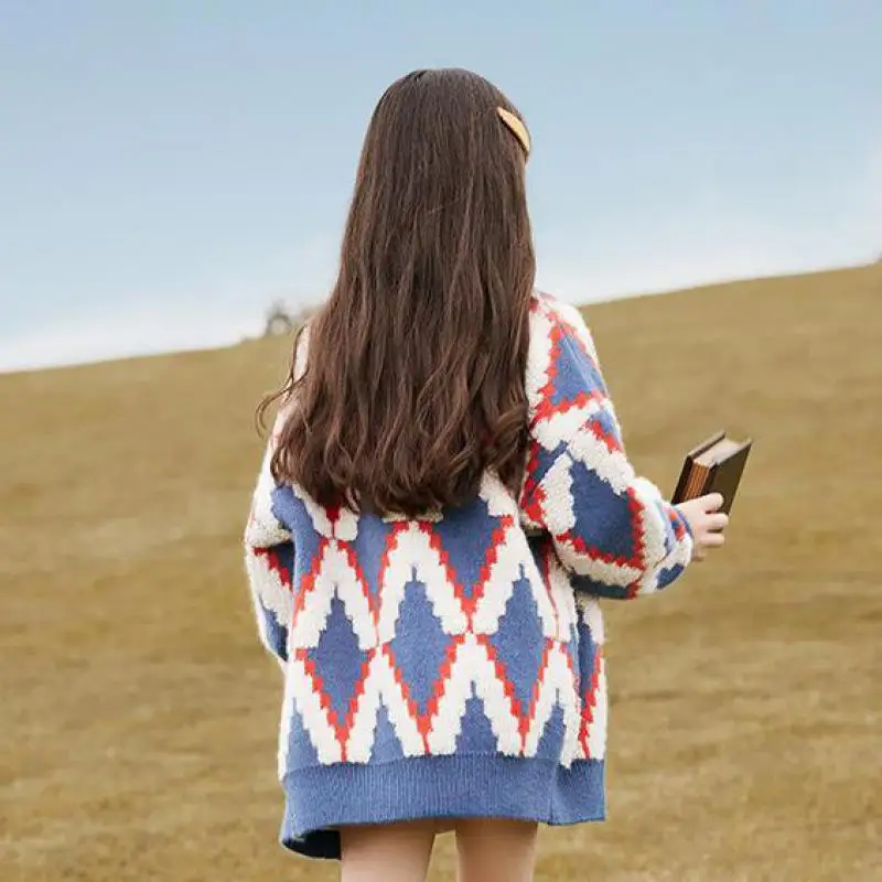 3-14y Girls Cardigan Knit Sweater Single Breasted Long Sleeve Pullovers Autumn Winter Warm Sweaters Kids Girls Knitwear Clothes
3-14y Girls Cardigan Knit Sweater Single Breasted Long Sleeve Pullovers Autumn Winter Warm Sweaters Kids Girls Knitwear Clothes