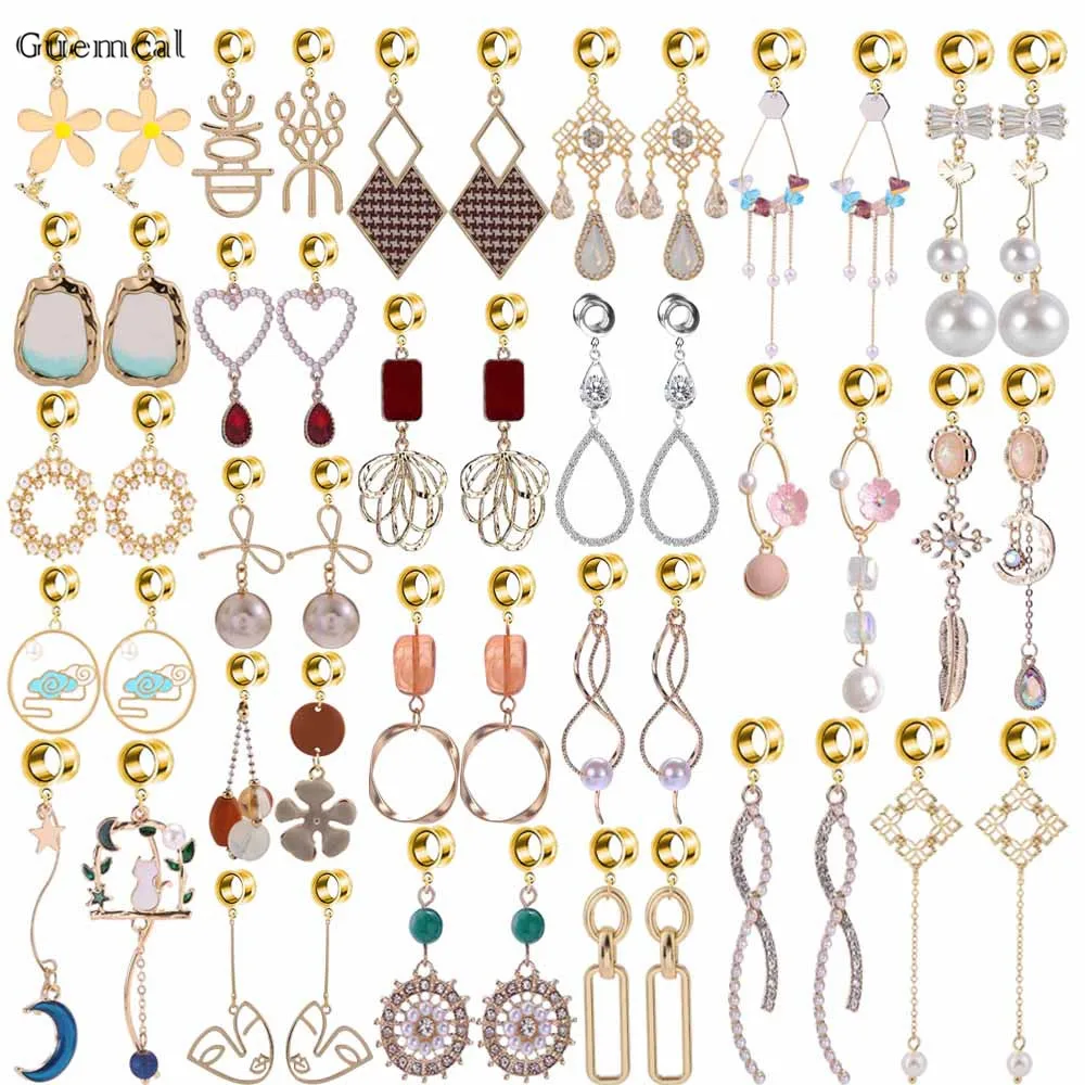 Guemcal 2pcs Fashion Small Fresh Pearl Bowknot Flower Pendant Ear Piercing Jewelry
Guemcal 2pcs Fashion Small Fresh Pearl Bowknot Flower Pendant Ear Piercing Jewelry