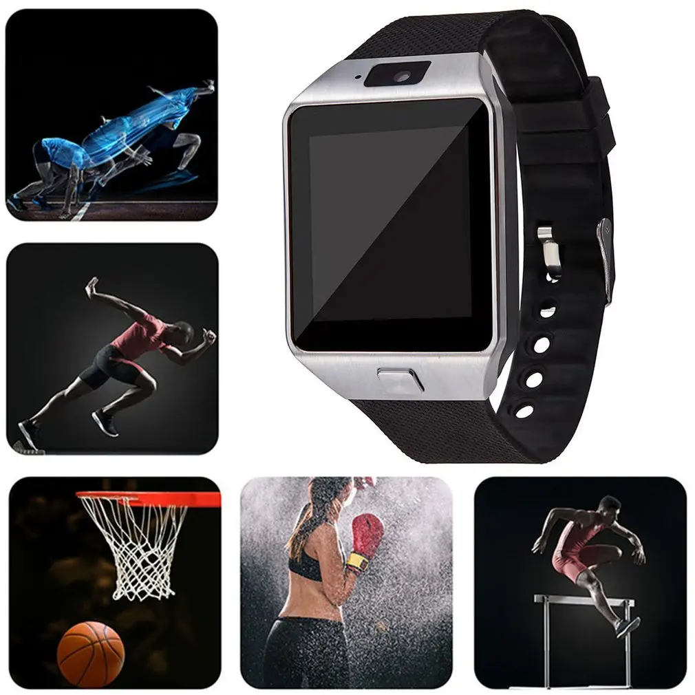 Bluetooth-совместимые смарт-часы Smartwatch DZ09 с функцией Android-телефона, звонком, Relogio, 2G GSM SIM-картой, слотом для TF-карты, камерой и функцией Push-сообщений.