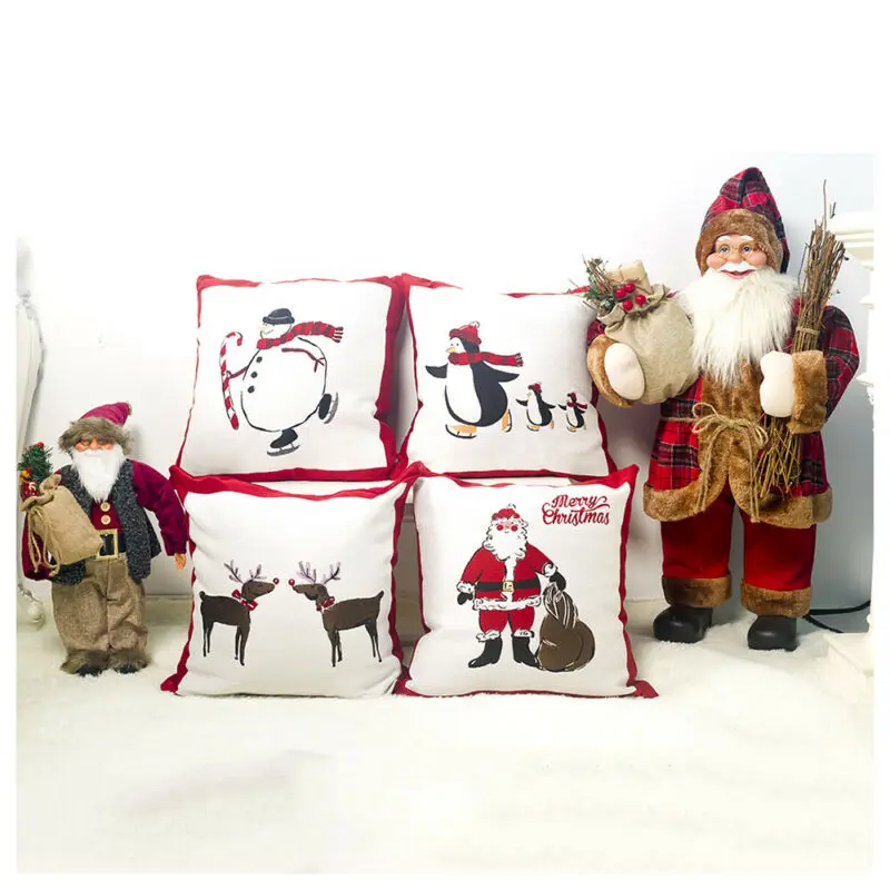 HOT Christmas Pillow Case Santa Cotton Linen Sofa Throw CushionCar Cushion Home Decor UK
HOT Christmas Pillow Case Santa Cotton Linen Sofa Throw CushionCar Cushion Home Decor UK