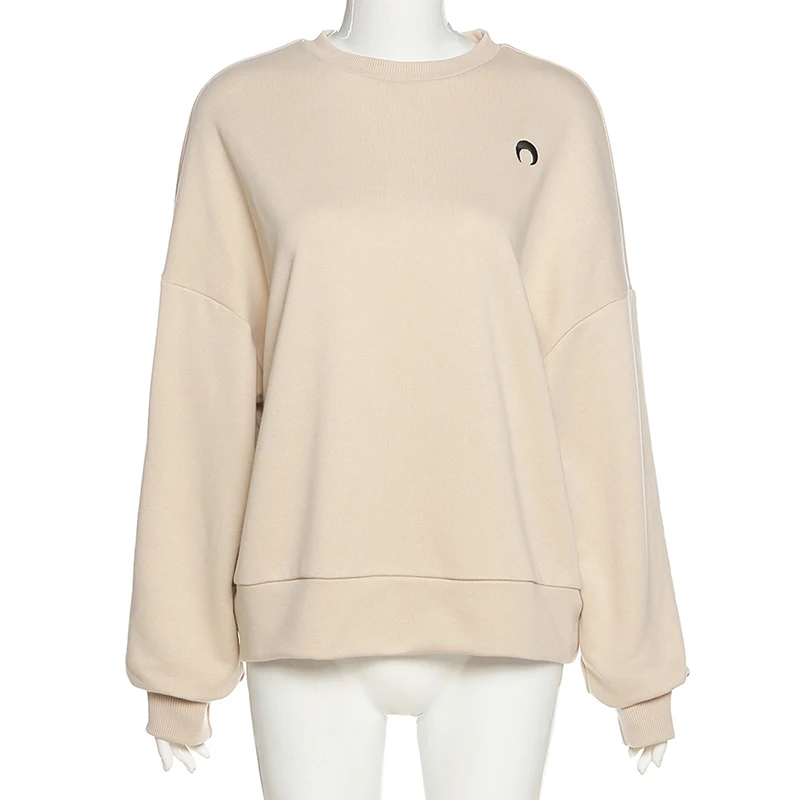 YICIYA Fashion Autumn Hooded Women Moon Embroidery Oversize Harajuku Casual Loose Hoodies 2021 Female Streetwear Sweatshirt
YICIYA Fashion Autumn Hooded Women Moon Embroidery Oversize Harajuku Casual Loose Hoodies 2021 Female Streetwear Sweatshirt