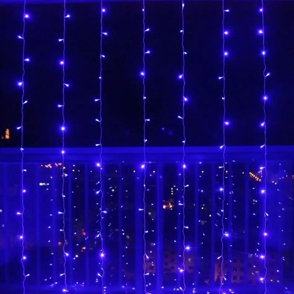 3x3M 300LED Window Curtain Light Icicle String Fairy String Light Outdoor Wedding Party Decor Christmas Led Light
3x3M 300LED Window Curtain Light Icicle String Fairy String Light Outdoor Wedding Party Decor Christmas Led Light