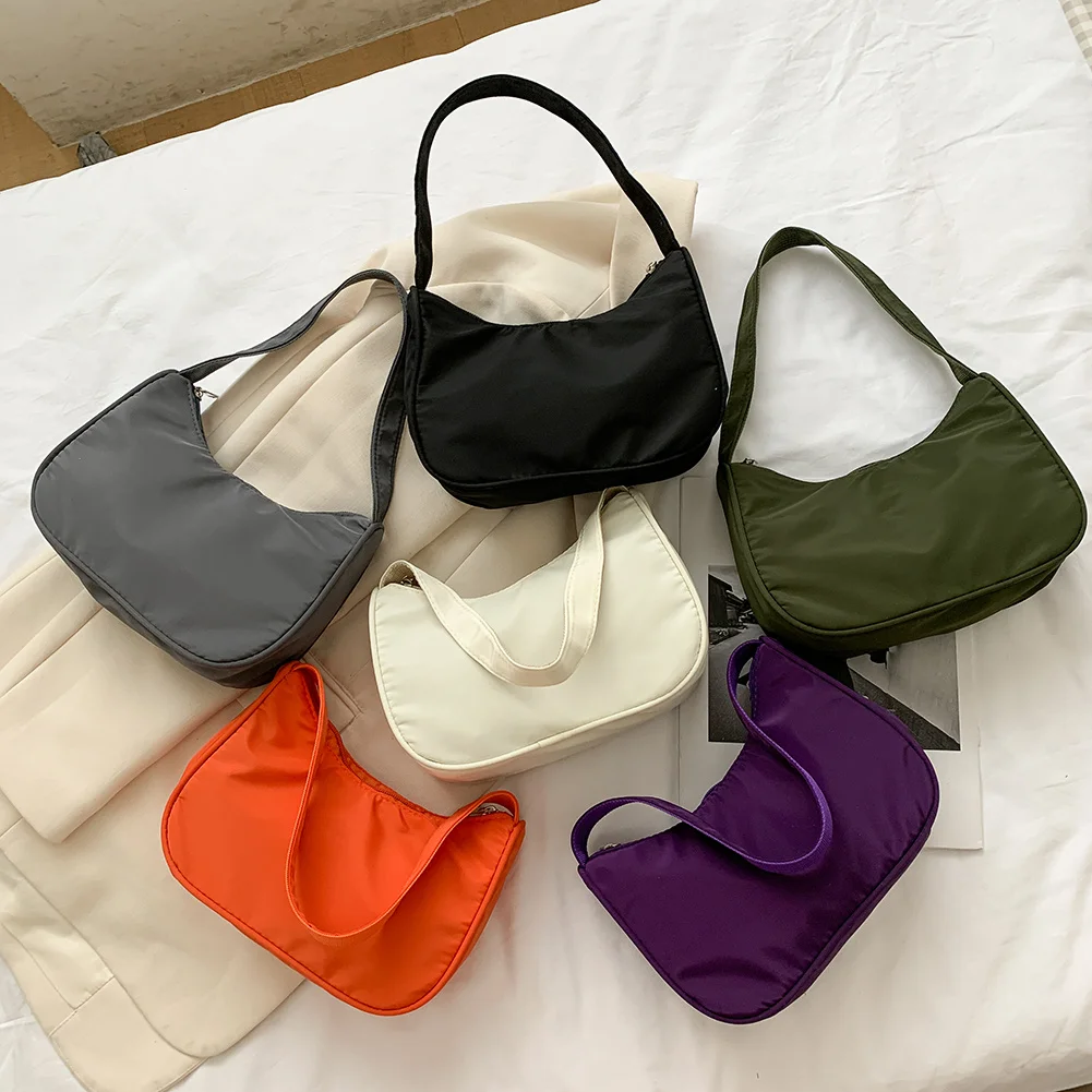 Solid Color Oxford Cloth Shoulder Bag Ladies Zipper Armpit Bag Elegant Ladies Shopping Handbag
Solid Color Oxford Cloth Shoulder Bag Ladies Zipper Armpit Bag Elegant Ladies Shopping Handbag