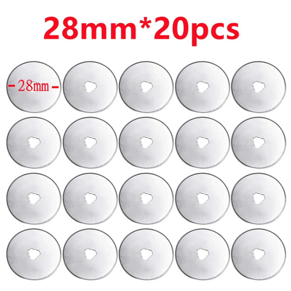 20PCS 28/45mm Rotary Cutter Blade Round Quilting Blades Rotary Replacement Cutting Blade For Quilting Fabric Sewing Craft
20PCS 28/45mm Rotary Cutter Blade Round Quilting Blades Rotary Replacement Cutting Blade For Quilting Fabric Sewing Craft