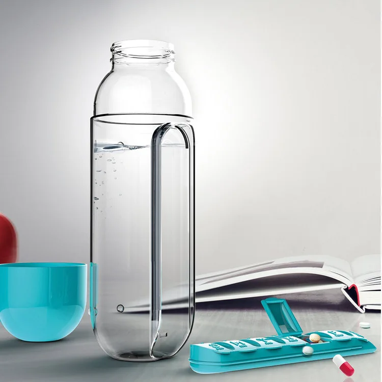 Sports Plastic Water Bottle Combine Daily Pill Boxes Organizer Drinking Bottles Leak-Proof Bottle Tumbler Outdoor
Sports Plastic Water Bottle Combine Daily Pill Boxes Organizer Drinking Bottles Leak-Proof Bottle Tumbler Outdoor