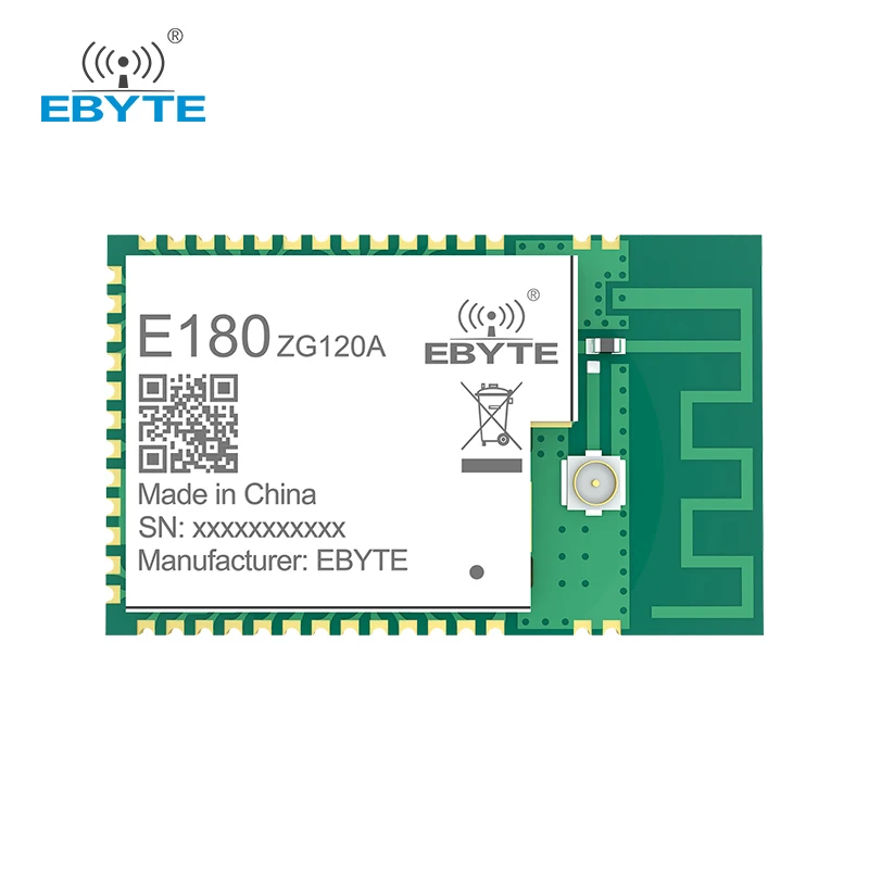 EFR32 Zigbee3.0 Wireless Module SoC 2.4GHz Long Range Data Transceiver Zigbee Touch Link For Smart Home System E180-ZG120A
EFR32 Zigbee3.0 Wireless Module SoC 2.4GHz Long Range Data Transceiver Zigbee Touch Link For Smart Home System E180-ZG120A