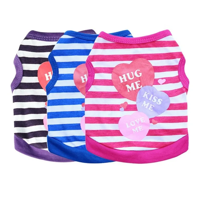HUG KISS LOVE Cotton Dog Vest Shirt Cartoon Pets Dogs Clothing for Small Medium Dogs Costume Soft Puppy Clothes Cat Pet Vests 
HUG KISS LOVE Cotton Dog Vest Shirt Cartoon Pets Dogs Clothing for Small Medium Dogs Costume Soft Puppy Clothes Cat Pet Vests