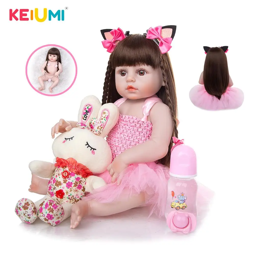 KEIUMI 19 дюймов полный силиконовые перерожденные куклы младенцы, для девочек, для маленьких мальчиков возрождаются куклы 48 см Прекрасный из м/...
KEIUMI 19 дюймов полный силиконовые перерожденные куклы младенцы, для девочек, для маленьких мальчиков возрождаются куклы 48 см Прекрасный из м/...