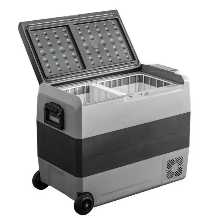 60L Portable Car and Home use Compressor Fridge with Wheels and Handle,Mini Freezer Car Refrigerator DC 12V24V AC 220V
60L Portable Car and Home use Compressor Fridge with Wheels and Handle,Mini Freezer Car Refrigerator DC 12V24V AC 220V