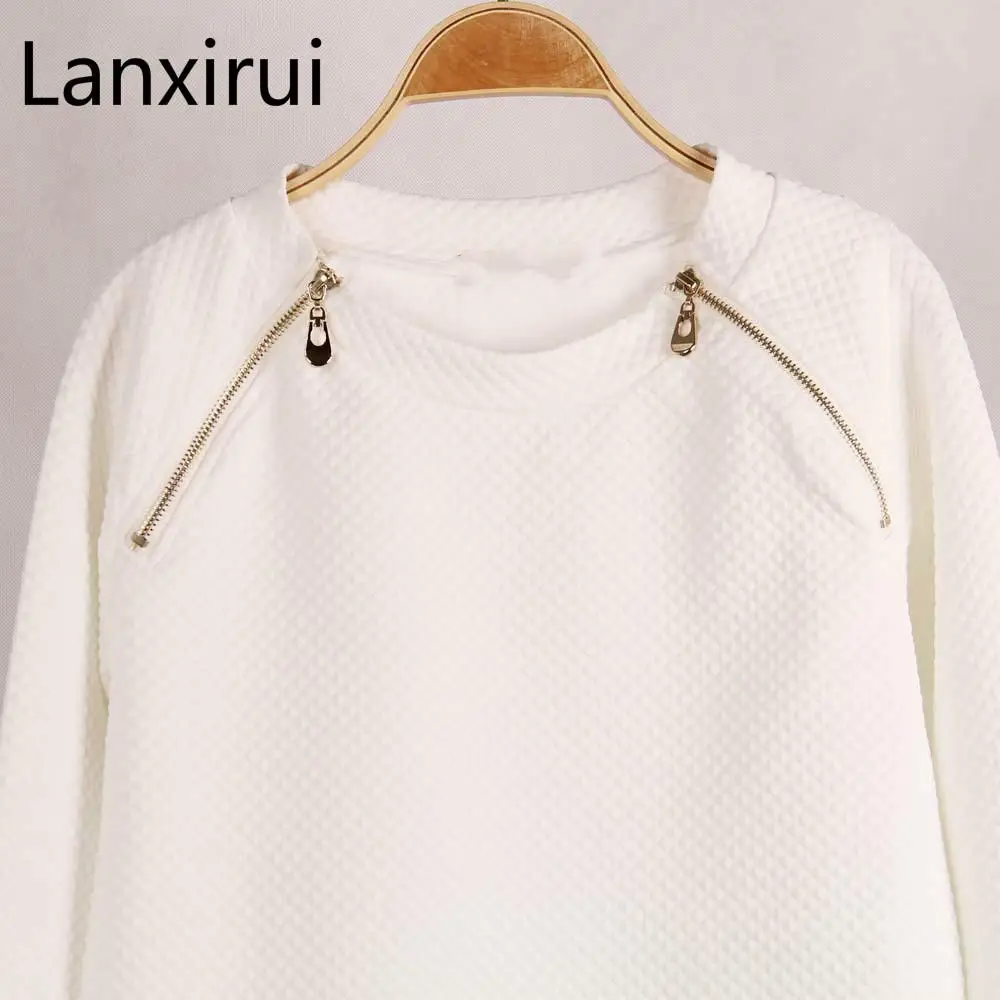 New Fashion Double Zippers Women Solid Sweatshirt Hoodies Sudaderas Tracksuits Pullover Hoody Tops Casual Women Clothing
New Fashion Double Zippers Women Solid Sweatshirt Hoodies Sudaderas Tracksuits Pullover Hoody Tops Casual Women Clothing
