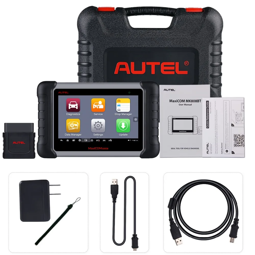 Autel MaxiCOM MK808BT OBD 2 Diagnostic Scan Tool with All System Diagnosis and 21 Services, IMMO, Oil Reset, EPB, BMS, SAS, DPF
Autel MaxiCOM MK808BT OBD 2 Diagnostic Scan Tool with All System Diagnosis and 21 Services, IMMO, Oil Reset, EPB, BMS, SAS, DPF
