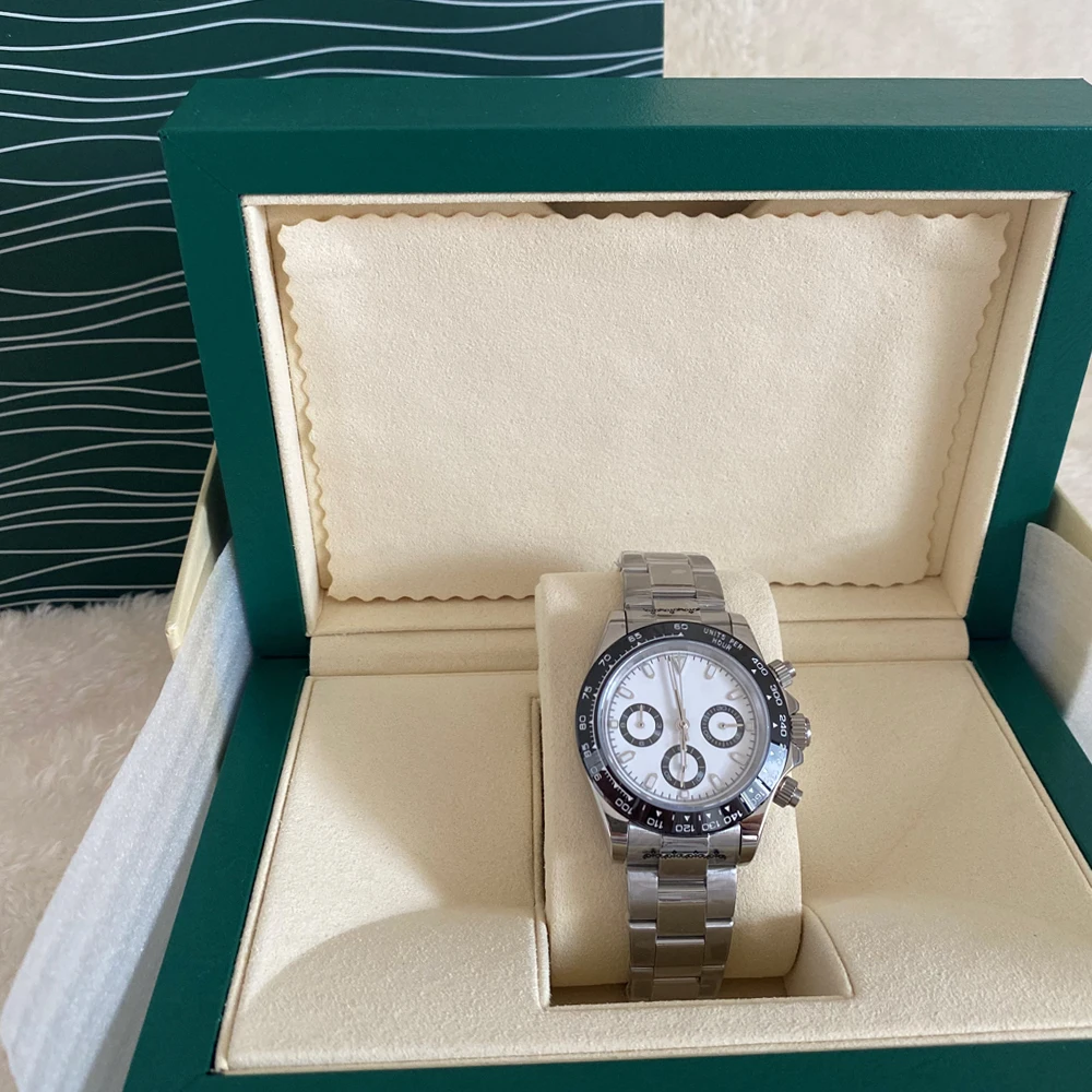 

Mens Watches 2813 movemen Wristwatches Automatic Steel Ceramic Bezel Sport Cosmograph Dive Men Watch montre de luxe