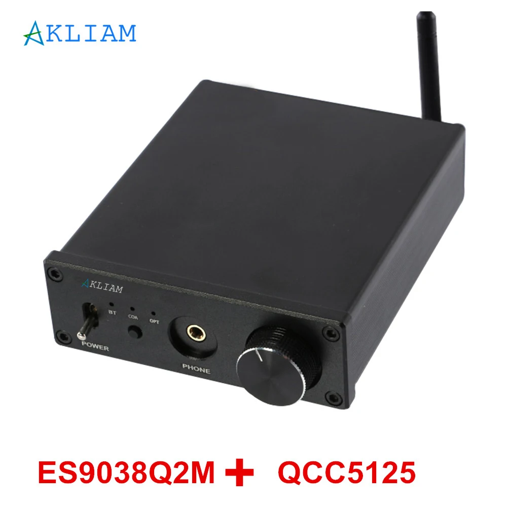 AkLIAM ES9038Q2M Usb DAC QCC5125/CSR8675 Bluetooth 5.0 Converter APTX-HD LDAC HIFI Decoder Headphone Amplifier
AkLIAM ES9038Q2M Usb DAC QCC5125/CSR8675 Bluetooth 5.0 Converter APTX-HD LDAC HIFI Decoder Headphone Amplifier