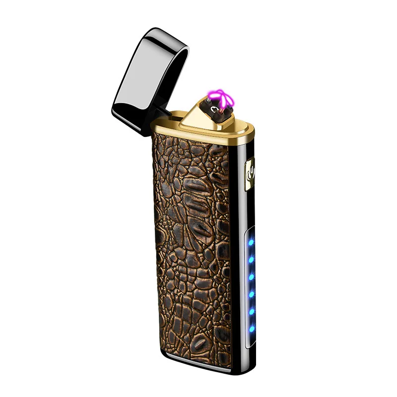 Ветрозащитная USB-зажигалка с зернистой кожей, плазменная беспламенная светодиодная электрическая сигарета с двойной дугой Зажигалка для с...
Ветрозащитная USB-зажигалка с зернистой кожей, плазменная беспламенная светодиодная электрическая сигарета с двойной дугой Зажигалка для с...