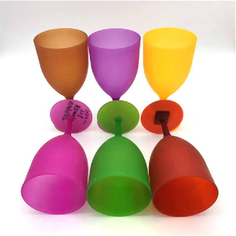 6pcs/set of High Quality Plastic Wine Glasses Goblet Champagne Party Picnic Bar Drink Cup Colorful Frosted Cups Frosted Goblet
6pcs/set of High Quality Plastic Wine Glasses Goblet Champagne Party Picnic Bar Drink Cup Colorful Frosted Cups Frosted Goblet