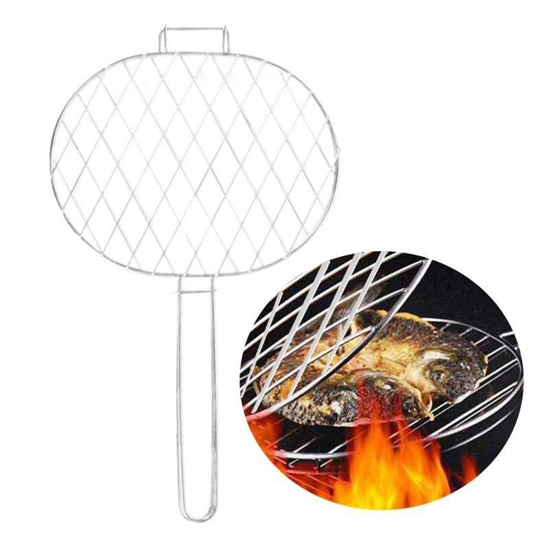 BBQ Fish Grill Basket Wire Rack with Grids Reusable Folding Grill Mesh Basket for Outdoor Garden BBQ
BBQ Fish Grill Basket Wire Rack with Grids Reusable Folding Grill Mesh Basket for Outdoor Garden BBQ
