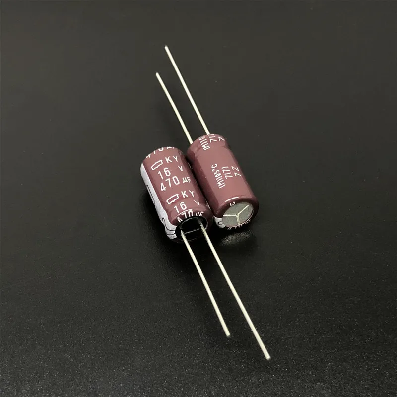 10 шт. 470 мкФ 16V NCC серия KY 8x16 мм низкий ESR 16V470uF алюминиевый электролитический