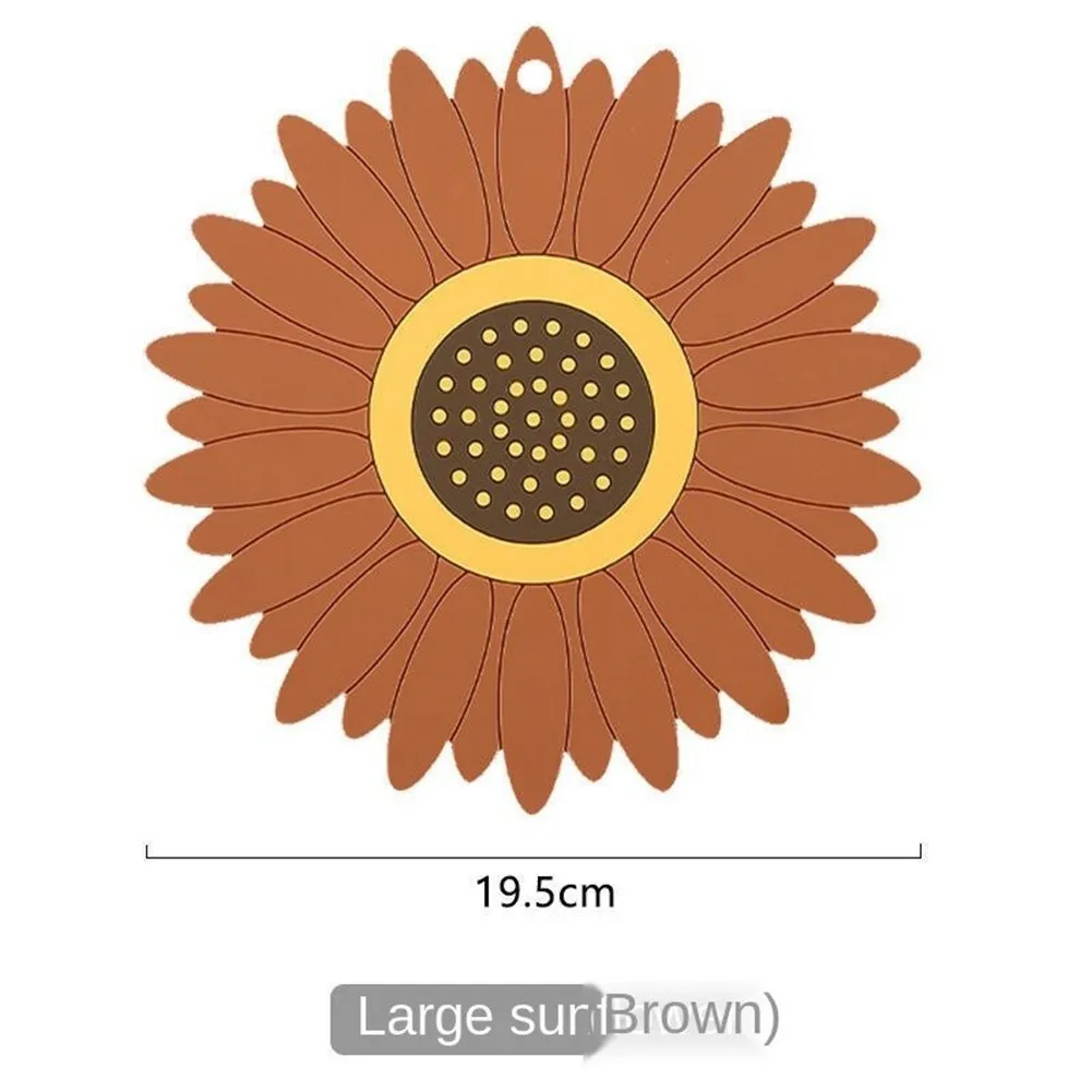Sunflower Table Coaster Heat Insulation Pad Pot Holder Home Meal Cup Pad Silicone Mat Placemat Table Pads Kitchen Accessories
Sunflower Table Coaster Heat Insulation Pad Pot Holder Home Meal Cup Pad Silicone Mat Placemat Table Pads Kitchen Accessories