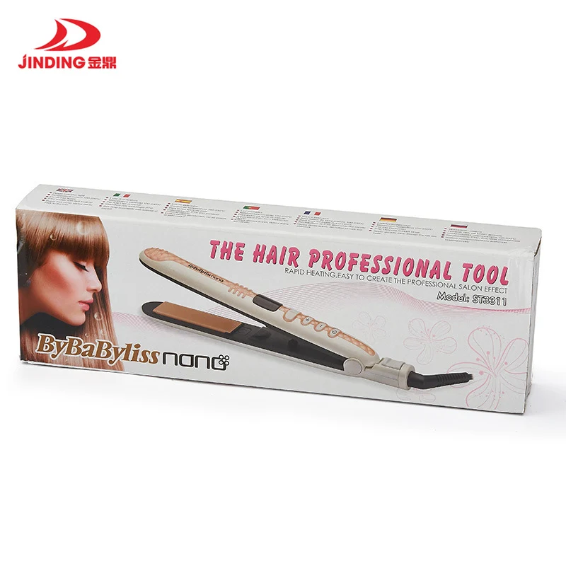 Jinding 2 In 1 Hair Straightener / Hair Curler LED Digital Display Curlers Tourmaline Ceramic Curling Iron Hair Styler 35D
Jinding 2 In 1 Hair Straightener / Hair Curler LED Digital Display Curlers Tourmaline Ceramic Curling Iron Hair Styler 35D
