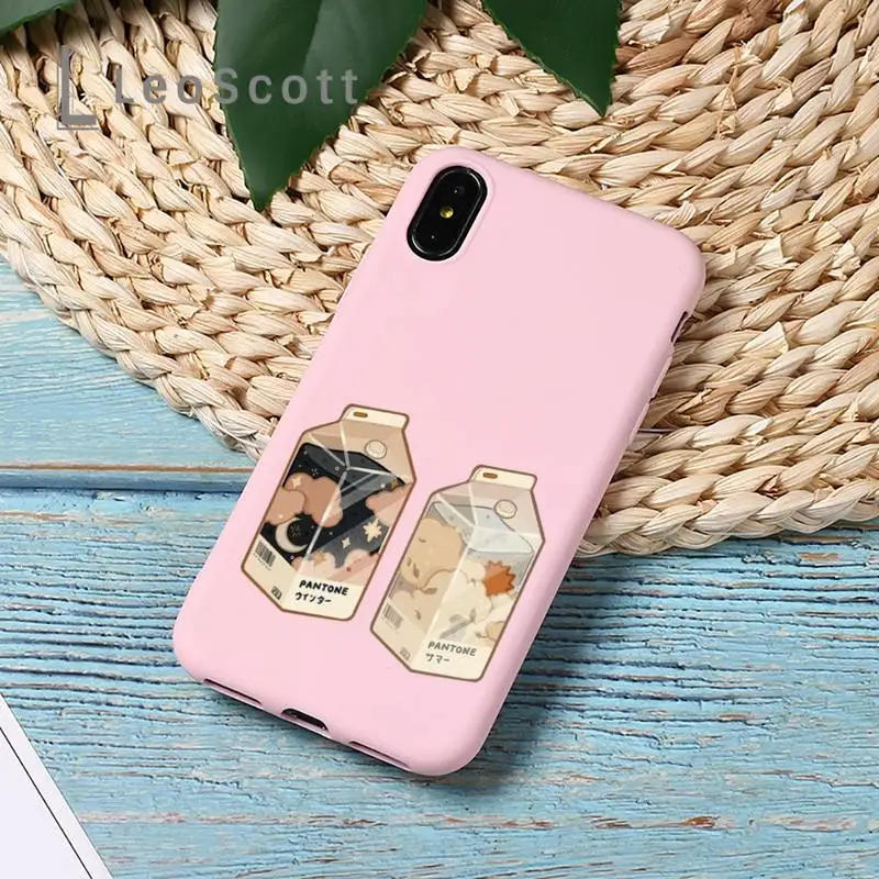 Japanese Strawberry Milk food Phone Case Candy Color for iPhone 11 12 mini pro XS MAX 8 7 6 6S Plus X 5S SE 2020 XR
Japanese Strawberry Milk food Phone Case Candy Color for iPhone 11 12 mini pro XS MAX 8 7 6 6S Plus X 5S SE 2020 XR
