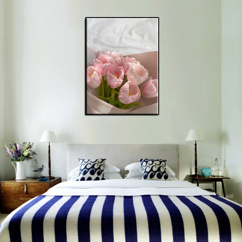 12 Patterns Round Diy Diamond Painting 5D Diamond Decoration Modern Art Pink and White Tulips for Living Room Decor
12 Patterns Round Diy Diamond Painting 5D Diamond Decoration Modern Art Pink and White Tulips for Living Room Decor
