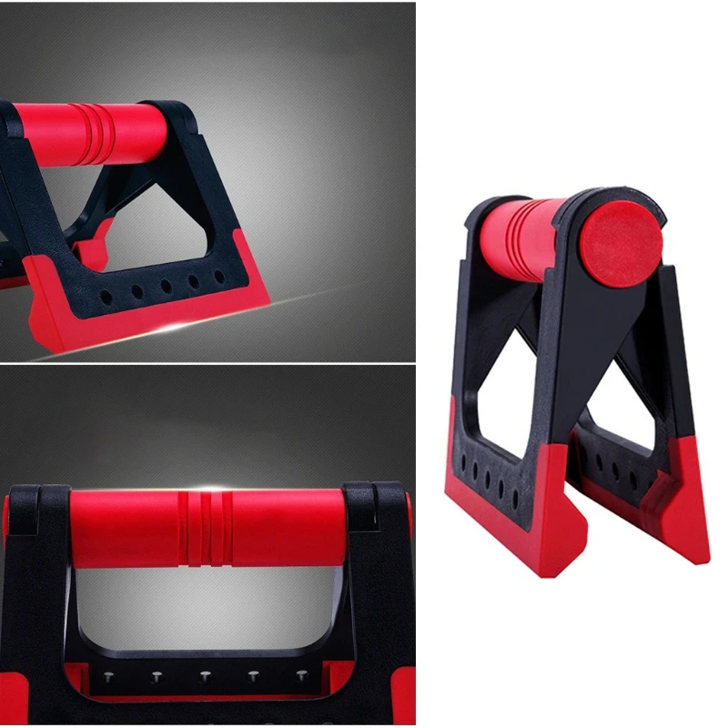 

Foldable Push Up Bars Gym Exercise Equipment Fitness Strength Training Pushup Handles Grip Non-Slip Sturdy Structure