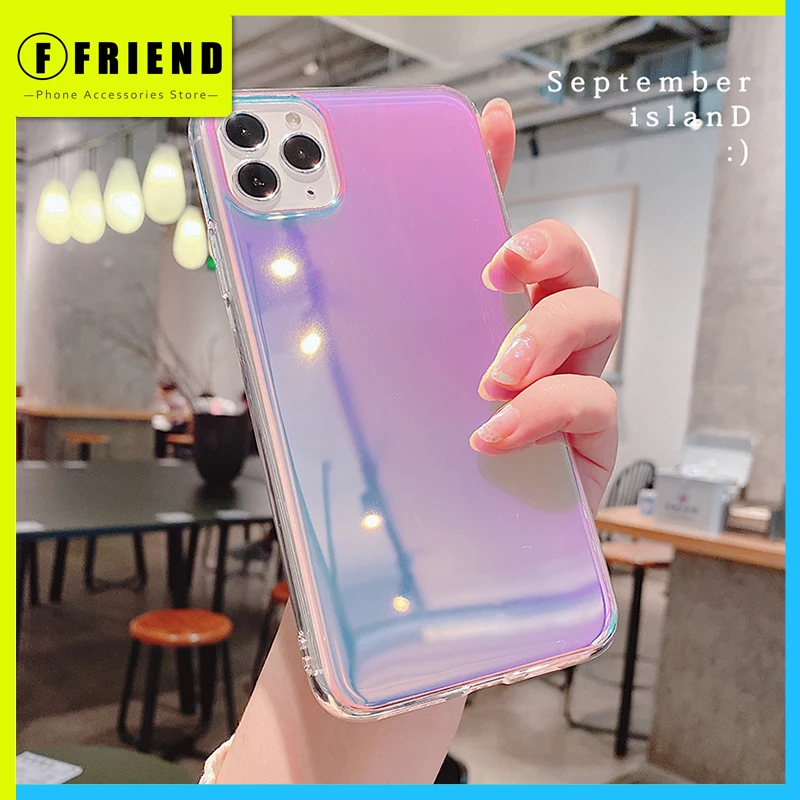 Luxury Laser Aurora Glitter Designer IPhone 11 Pro Max Phone Case 7 8p Soft SE Xr for XS 12 Shockproof Women Transparent Cover
Luxury Laser Aurora Glitter Designer IPhone 11 Pro Max Phone Case 7 8p Soft SE Xr for XS 12 Shockproof Women Transparent Cover