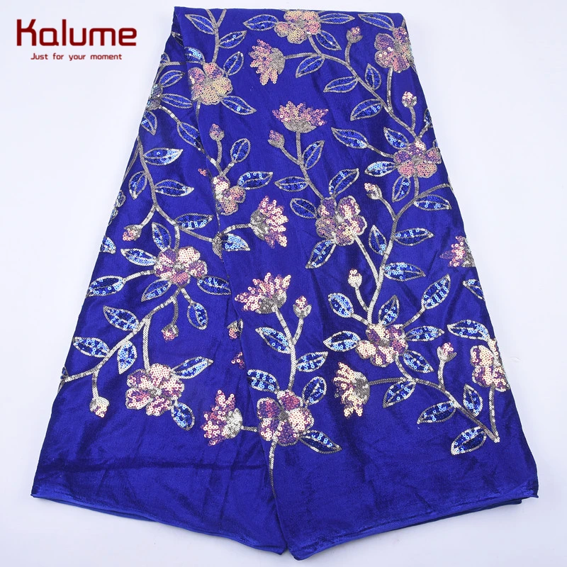Klaume Latest Style African Velvet Lace Fabric Sequins Embroidery Nigerian Velvet Lace Fabric For Party Dress Velvet Laces 2084 
Klaume Latest Style African Velvet Lace Fabric Sequins Embroidery Nigerian Velvet Lace Fabric For Party Dress Velvet Laces 2084