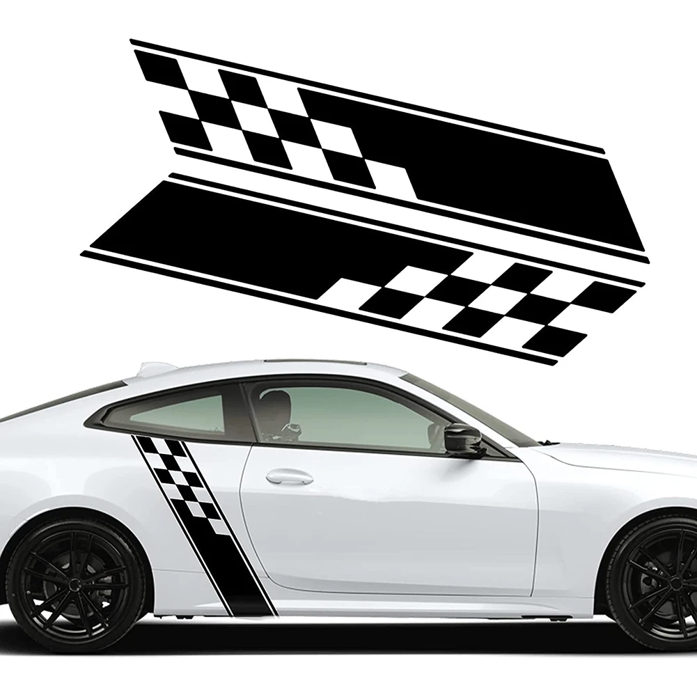 2Pcs Car Sticker Side Hood Fender Decals Sport Plaid Stickers PVC Vinyl Graphics Decor Waterproof Auto Styling Car Accessories
2Pcs Car Sticker Side Hood Fender Decals Sport Plaid Stickers PVC Vinyl Graphics Decor Waterproof Auto Styling Car Accessories