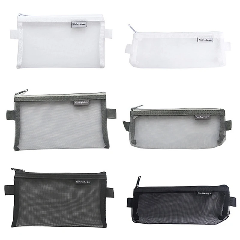 1 PCS Nylon School Supplies Pen Box Simple Transparent Mesh Pencil Case Office Student Pencil Cases
1 PCS Nylon School Supplies Pen Box Simple Transparent Mesh Pencil Case Office Student Pencil Cases