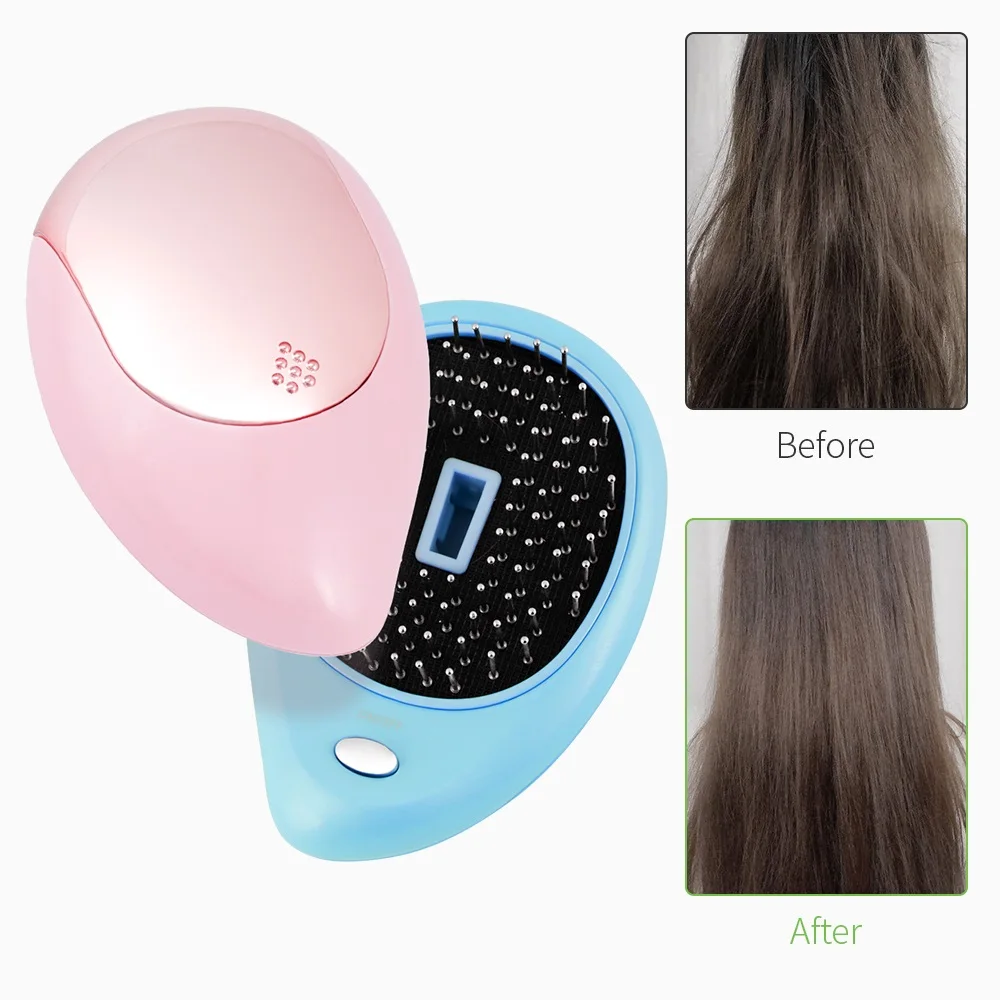 2 Colors Portable Electric Ionic Hair Brush Negative Ions Hair Comb Brush Hair Modeling Styling Magic Hairbrush
2 Colors Portable Electric Ionic Hair Brush Negative Ions Hair Comb Brush Hair Modeling Styling Magic Hairbrush