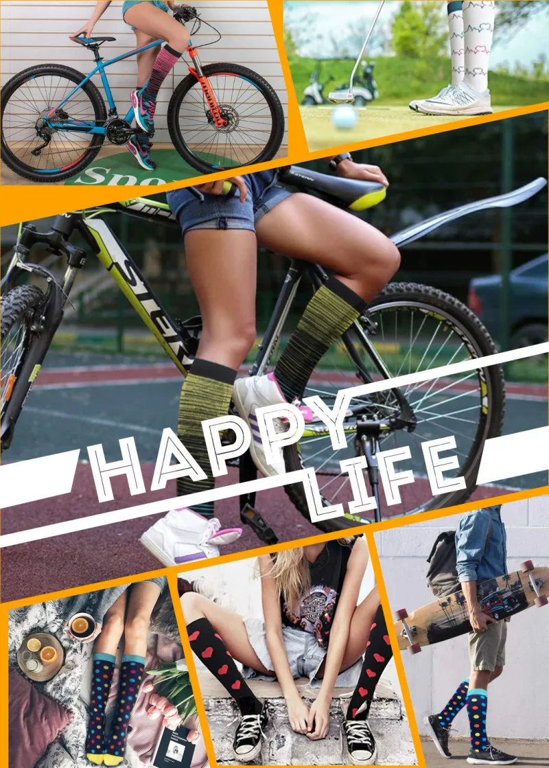 6/7/8 Pairs Long Knee Socks Leg Support Stretch Compression Stockings Outdoor Sport Compression Socks Printed Long Socks
6/7/8 Pairs Long Knee Socks Leg Support Stretch Compression Stockings Outdoor Sport Compression Socks Printed Long Socks