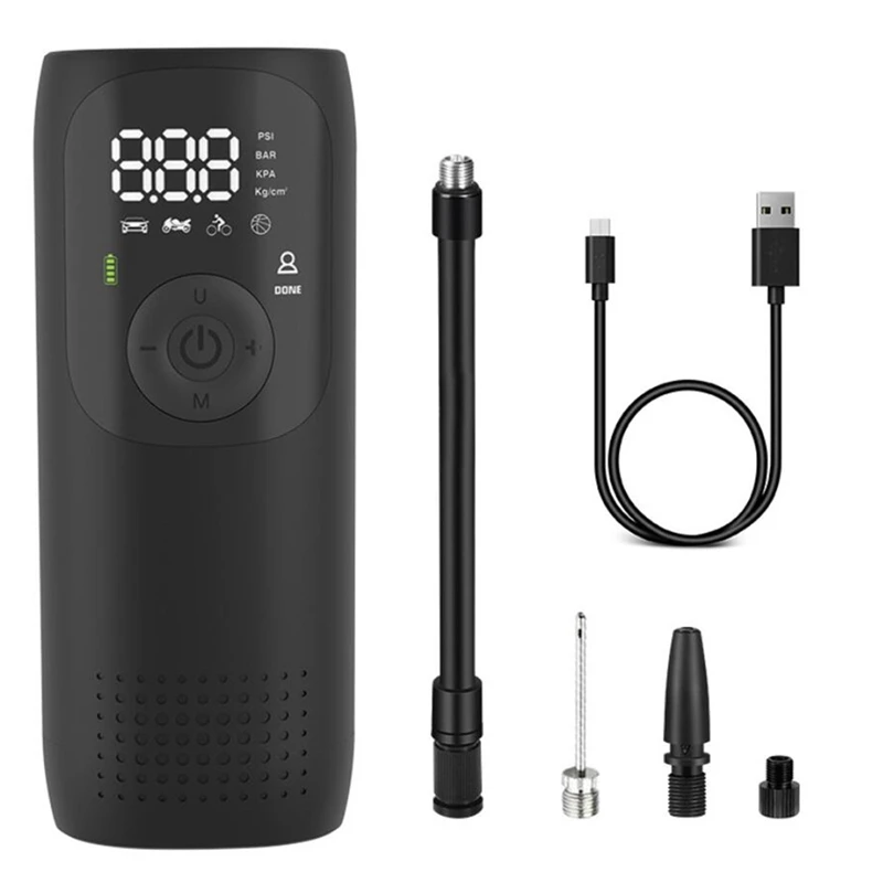 Portable Tire Inflator,Car Tire Pump,Motorcycle Air Compressor 150 PSI with Pressure Gauge,for Car Bicycle Tire Inflator
Portable Tire Inflator,Car Tire Pump,Motorcycle Air Compressor 150 PSI with Pressure Gauge,for Car Bicycle Tire Inflator