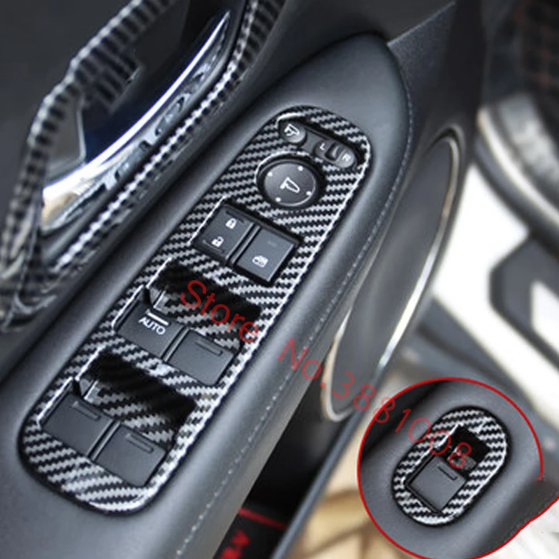 ABS Carbon Fibre Car Door Window Glass Lift Control Switch Panel Cover Trim For Honda HRV VEZEL 2015 2016 2017 Accessories 4Pcs
ABS Carbon Fibre Car Door Window Glass Lift Control Switch Panel Cover Trim For Honda HRV VEZEL 2015 2016 2017 Accessories 4Pcs