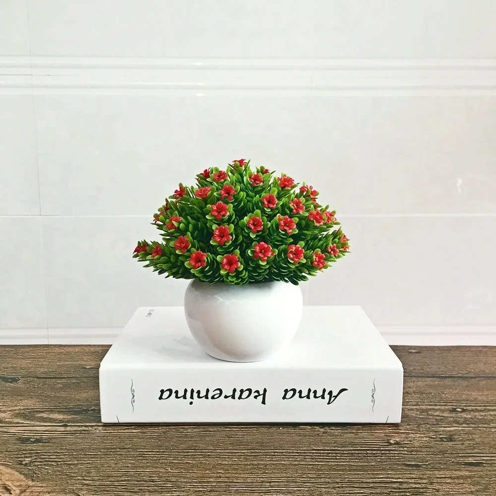 ArtificialGreen Plants Fake Flower Potted Plants Grass Creative Home Garden Decoration Hotel Office Desktop Plastic Plant Crafts
ArtificialGreen Plants Fake Flower Potted Plants Grass Creative Home Garden Decoration Hotel Office Desktop Plastic Plant Crafts