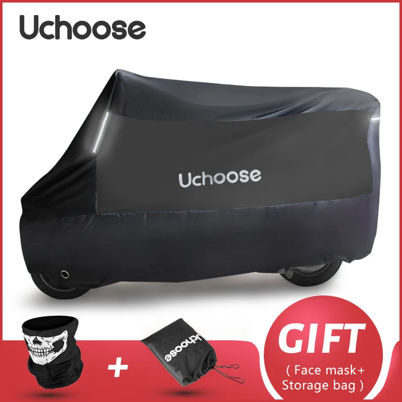 Motorcycle Cover New 190T Reflective Strips UCHOOSE Protector Rainproof Scooter Sunscreen Dustproof Snowproof M L XL XXL XXXL
Motorcycle Cover New 190T Reflective Strips UCHOOSE Protector Rainproof Scooter Sunscreen Dustproof Snowproof M L XL XXL XXXL