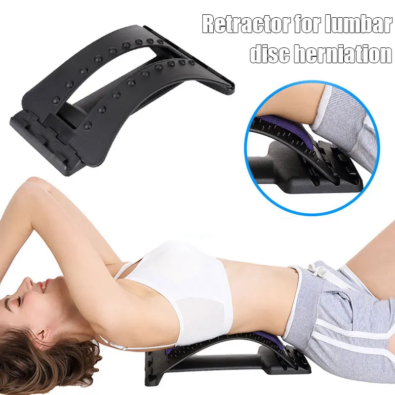 Back Stretcher Lumbar Support Device Back Spinal Pain Relief 3 Adjustable Settings for Back Stretcher Device Black P9
Back Stretcher Lumbar Support Device Back Spinal Pain Relief 3 Adjustable Settings for Back Stretcher Device Black P9