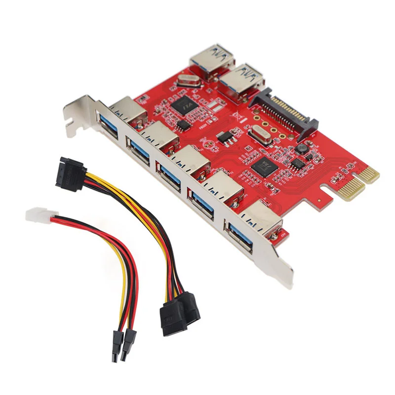 Pci E Om 7 Portarten Usb 3 удлинительная карта Usb 3,0 Pci Express адаптер USB3 Pcie Pci-E X1 контроллер конвертер для
Pci E Om 7 Portarten Usb 3 удлинительная карта Usb 3,0 Pci Express адаптер USB3 Pcie Pci-E X1 контроллер конвертер для