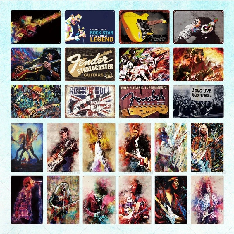Rock Singer Band Poster Famous Star Metal Signs Vintage Metal Tin Sign Bar Pub Man Cave Home Decoration Pin Up Wall Decor Plaque
Rock Singer Band Poster Famous Star Metal Signs Vintage Metal Tin Sign Bar Pub Man Cave Home Decoration Pin Up Wall Decor Plaque