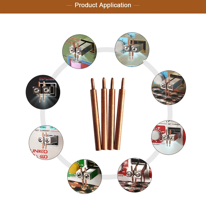 10Pcs/Lot Used for Spot Welder Machine Pulse Spot Welder Solder Needle Solder Pin Suitable for Sunkko 709A 788H 787A Welding
10Pcs/Lot Used for Spot Welder Machine Pulse Spot Welder Solder Needle Solder Pin Suitable for Sunkko 709A 788H 787A Welding