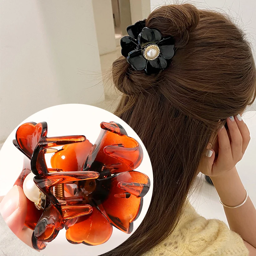 Flowers Pearls Hair Claws Crabs Clips Solid Color Hair Clamps Ponytail Barrettes For Women Hair Accessories Headdress Headbands
Flowers Pearls Hair Claws Crabs Clips Solid Color Hair Clamps Ponytail Barrettes For Women Hair Accessories Headdress Headbands
