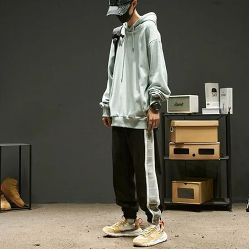 Loose Jogger Pants Men 2021 New Style Autumn Spring Elastic Waist Trendy Casual Outdoor Sweatpants Trousers Pantalons Hommes 
Loose Jogger Pants Men 2021 New Style Autumn Spring Elastic Waist Trendy Casual Outdoor Sweatpants Trousers Pantalons Hommes