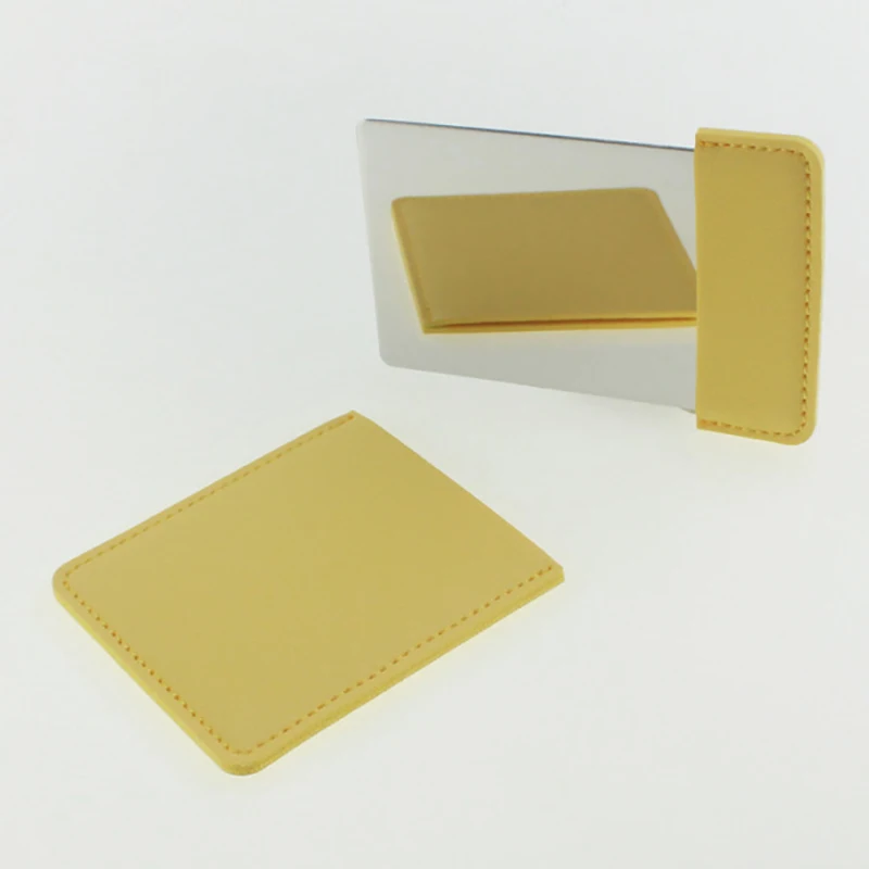 CASHOU10 Ultra-thin Cosmetic Mirror Stainless Steel Shatter-Proof Portable PU Leather Sleeve Pocket Card Mirror Makeup
CASHOU10 Ultra-thin Cosmetic Mirror Stainless Steel Shatter-Proof Portable PU Leather Sleeve Pocket Card Mirror Makeup