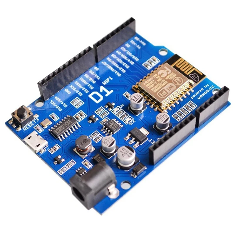 For Wemos D1 UNO R3 CH340 Wifi Development Board Based ESP8266 Shield For Arduino Compatible IDE
For Wemos D1 UNO R3 CH340 Wifi Development Board Based ESP8266 Shield For Arduino Compatible IDE