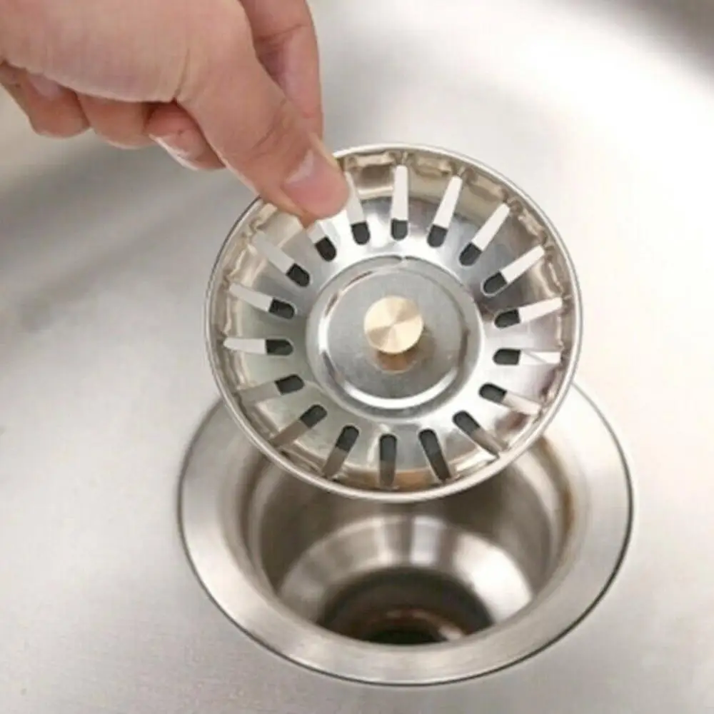 Steel ABS Kitchen Sink Stopper Plug for Bath Drain Drainer Strainer Basin Water Rubber Sink Filter Cover Sinkhole
Steel ABS Kitchen Sink Stopper Plug for Bath Drain Drainer Strainer Basin Water Rubber Sink Filter Cover Sinkhole